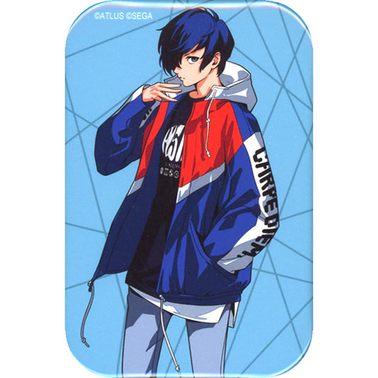 Male Protagonist Persona 3 Trading Full Body Button 25th Anniv Collabo Cafe Animax Cafe+ [USED]