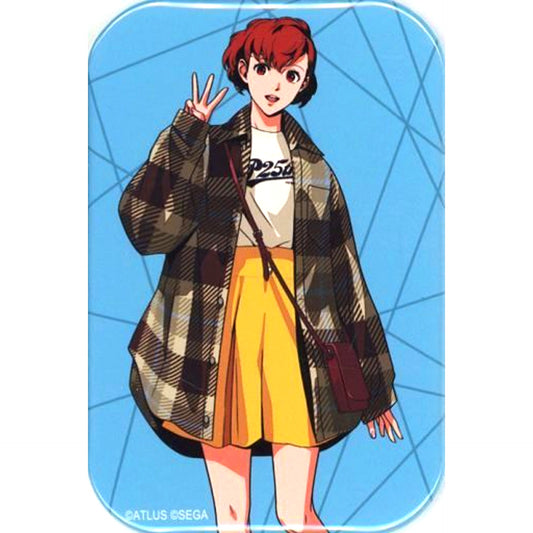 Female Protagonist Persona 3 Portable Persona 25th Anniversary Collaboration Cafe powered by Animax Cafe+ Trading Life-Size Button [USED]