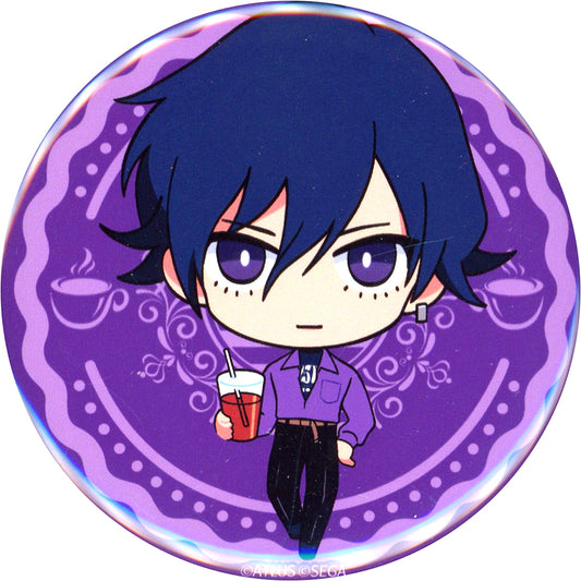 Protagonist Revelations Persona Trading Button Persona 25th Anniversary Collaboration Cafe powered by Animax Cafe+ [USED]