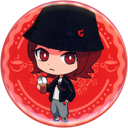 Protagonist Persona 2 Innocent Sin Trading Button 25th Anniv Collabo Cafe Animax Cafe+ [USED]