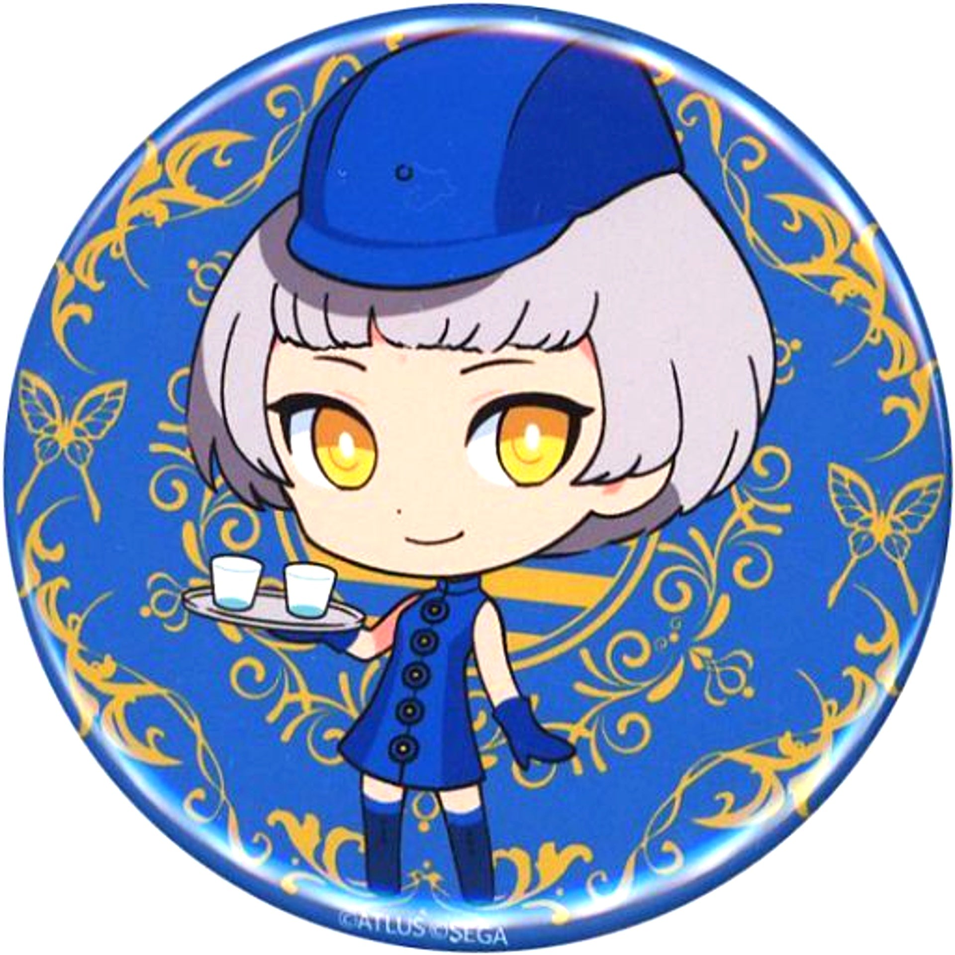 Elizabeth Persona Trading Button 25th Anniv Collabo Cafe Animax Cafe+ [USED]