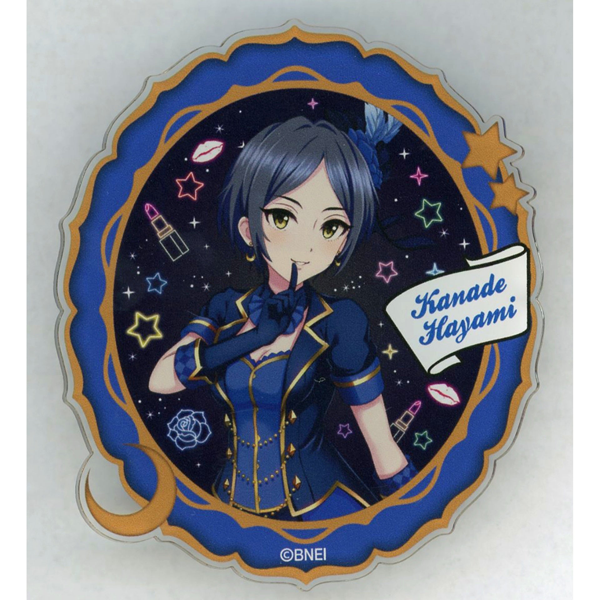 Kanade Hayami LiPPS Ver. Real Roleplay Event Commemorative Product Official Produce Badge The Idolmaster Cinderella Girls [USED]