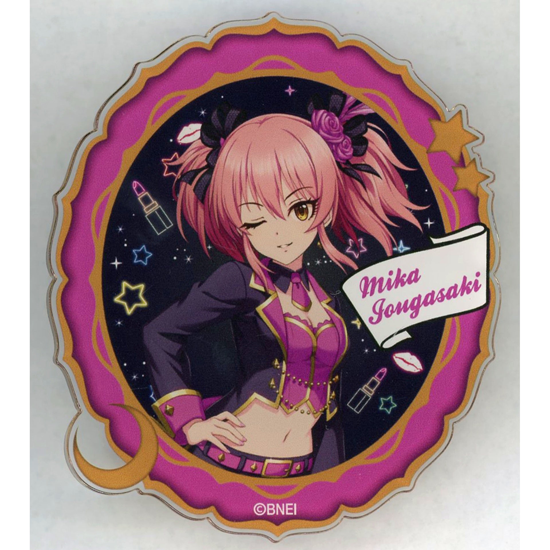 Mika Jogasaki LiPPS Ver. Real Roleplay Event Commemorative Product Official Produce Badge The Idolmaster Cinderella Girls [USED]