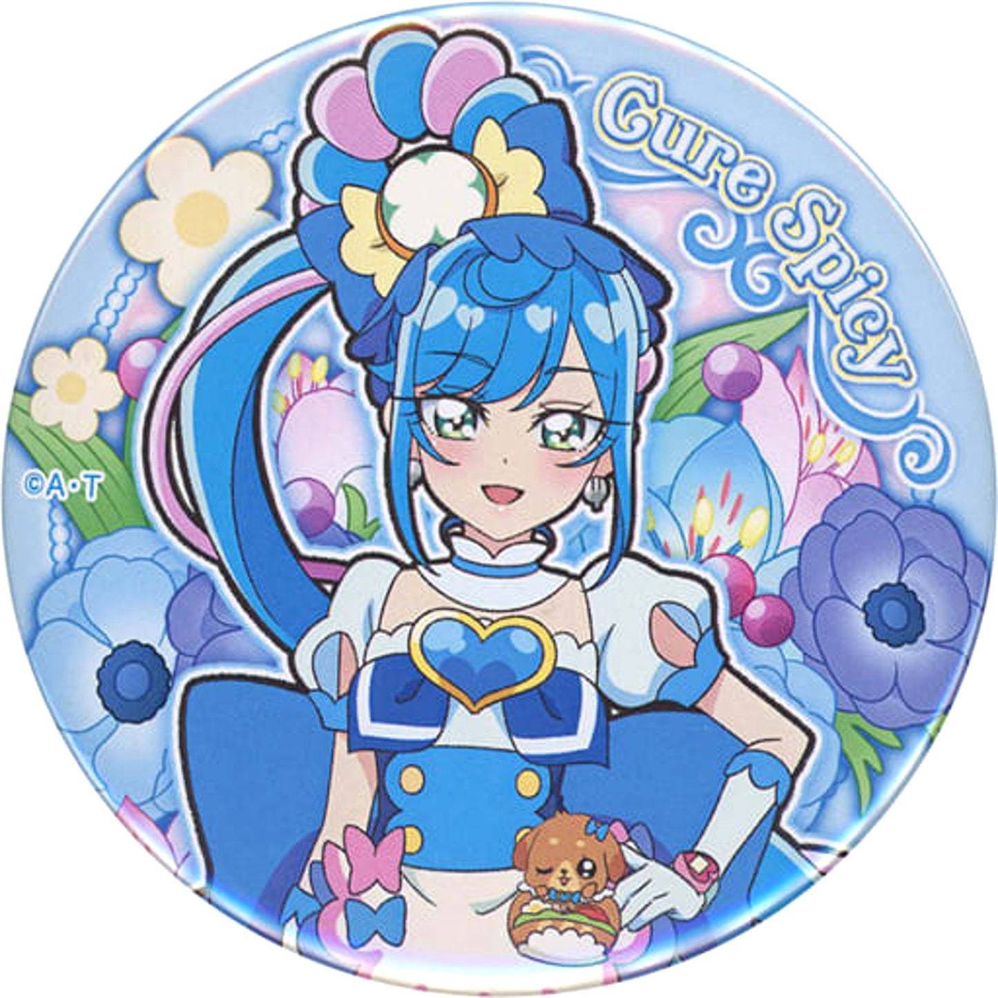 Delicious Party Pretty Cure Cure Spicy Birthday Sweets Collection Buttons [USED]