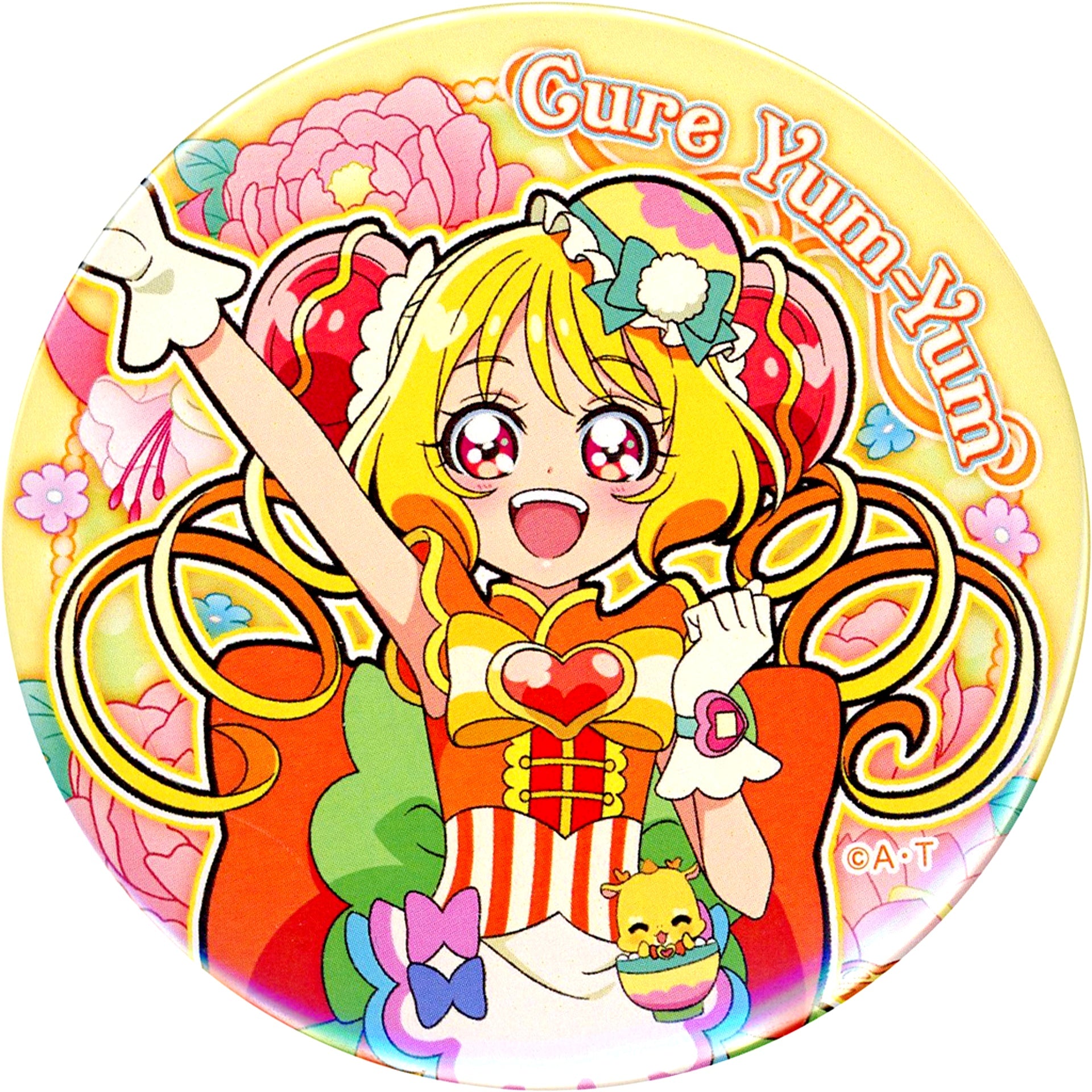 Cure Yum-Yum Badge Delicious Party Precure Birthday Sweets Collection [USED]