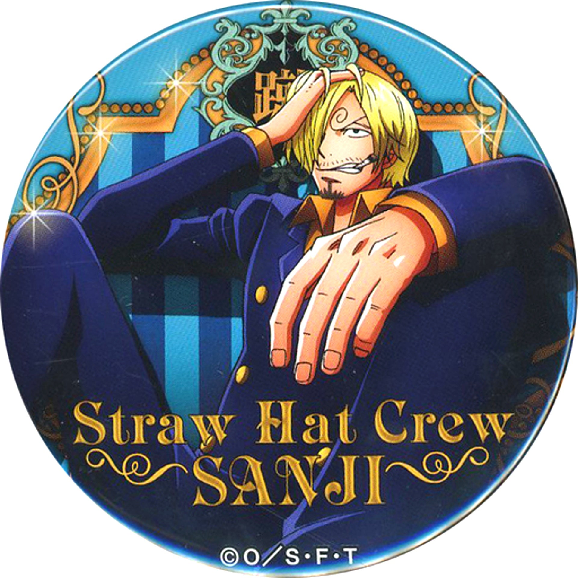Sanji One Piece Yakara Button Vol.14 BEST30 Mugiwara Store Ltd [USED]