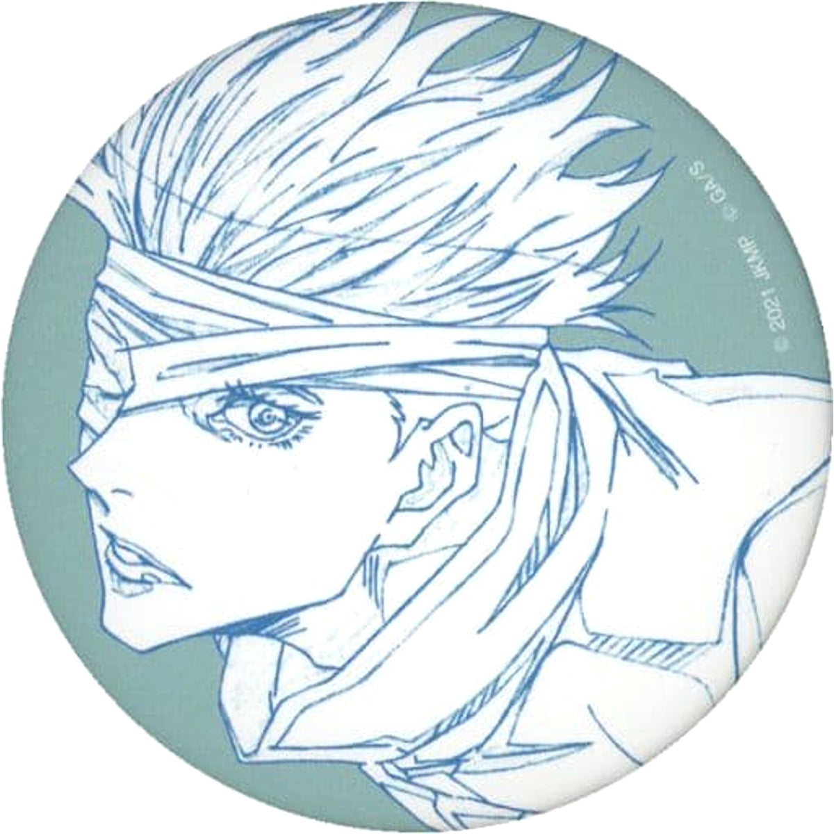 Jujutsu Kaisen Satoru Gojo Vol.0 Velvet Can Badge Mappa Tsutaya Movie Ver. Blockbuster Commemorative Jujutsu Kaisen Mini Anime Original Art Exhibition Limited Buttons [USED]