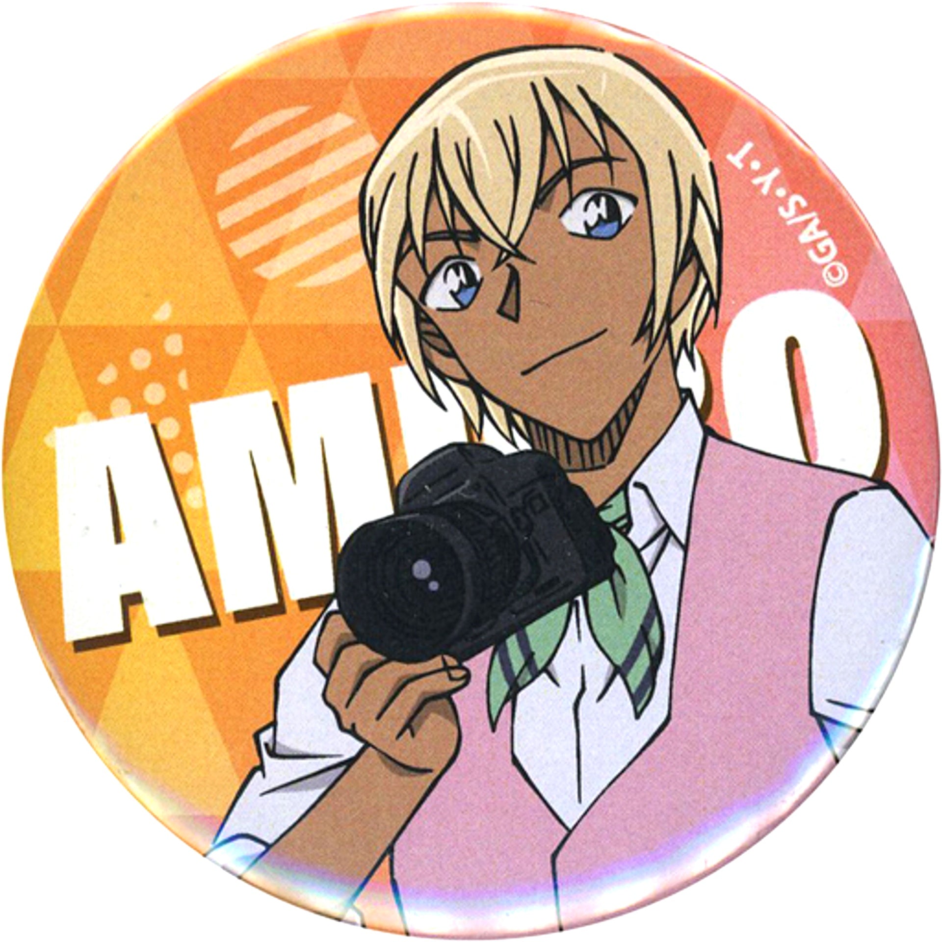 Toru Amuro Detective Conan Land in Shibuya MODI Button Main Visual Ver. Chocolate Crunch Bundle Item [USED]