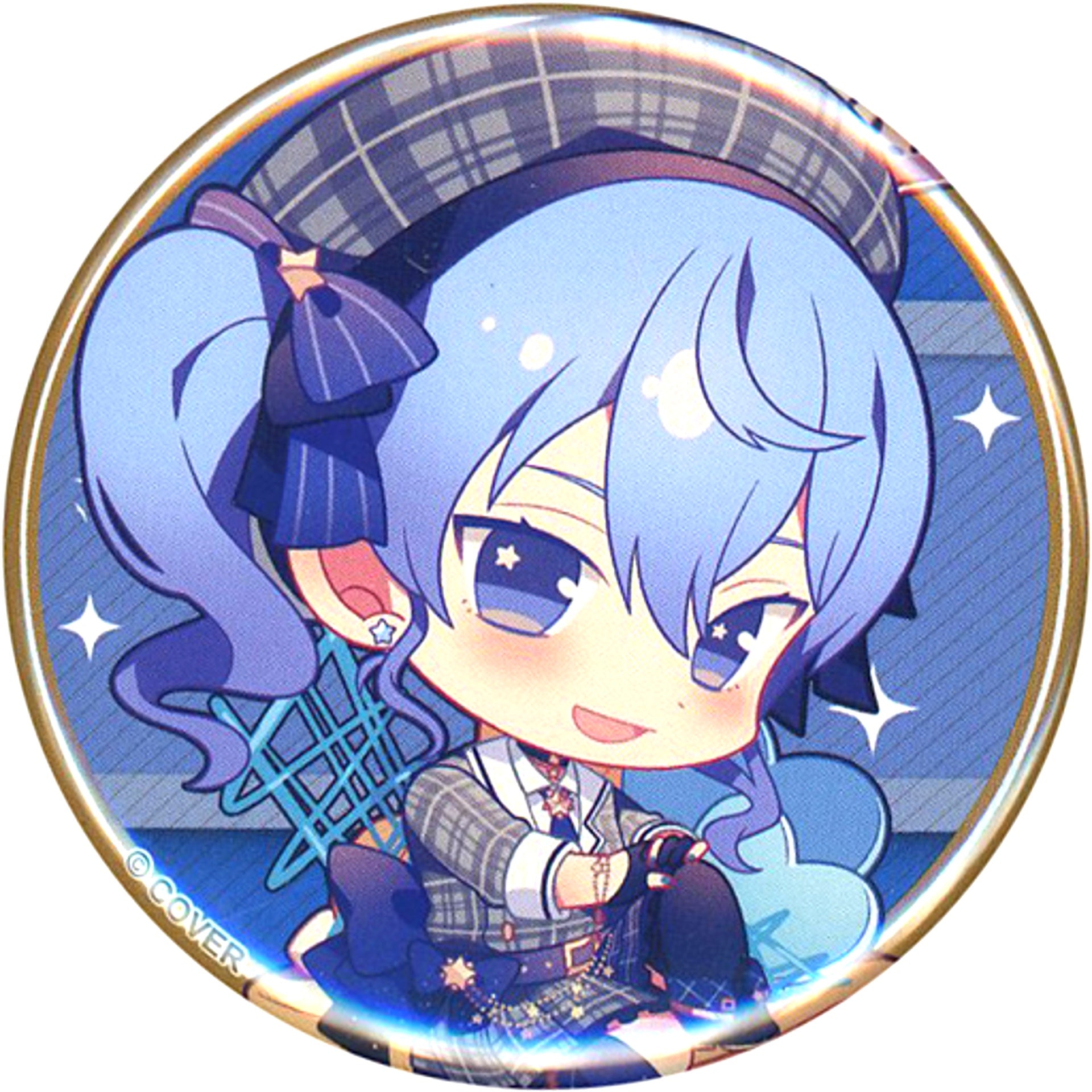 Hoshimachi Suisei Facing Right Virtual YouTuber Hololive x Pasela Trading Button [USED]
