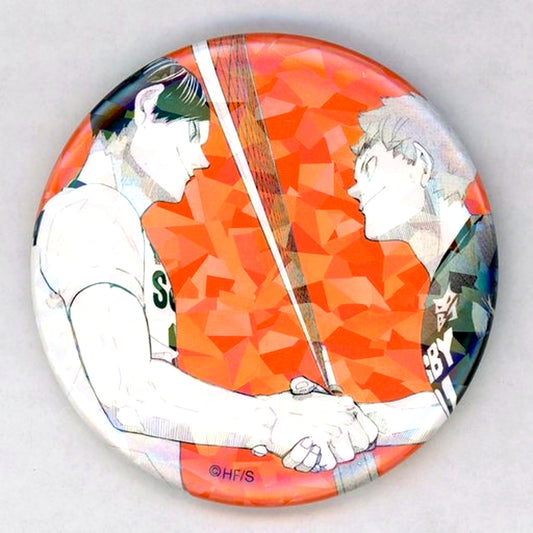 Shoyo Hinata VS Tobio Kageyama Haikyu!! 46. V.HEROES + Alpha Weekly Shonen Jump All Star Button Jump Characters Store Limited [USED]