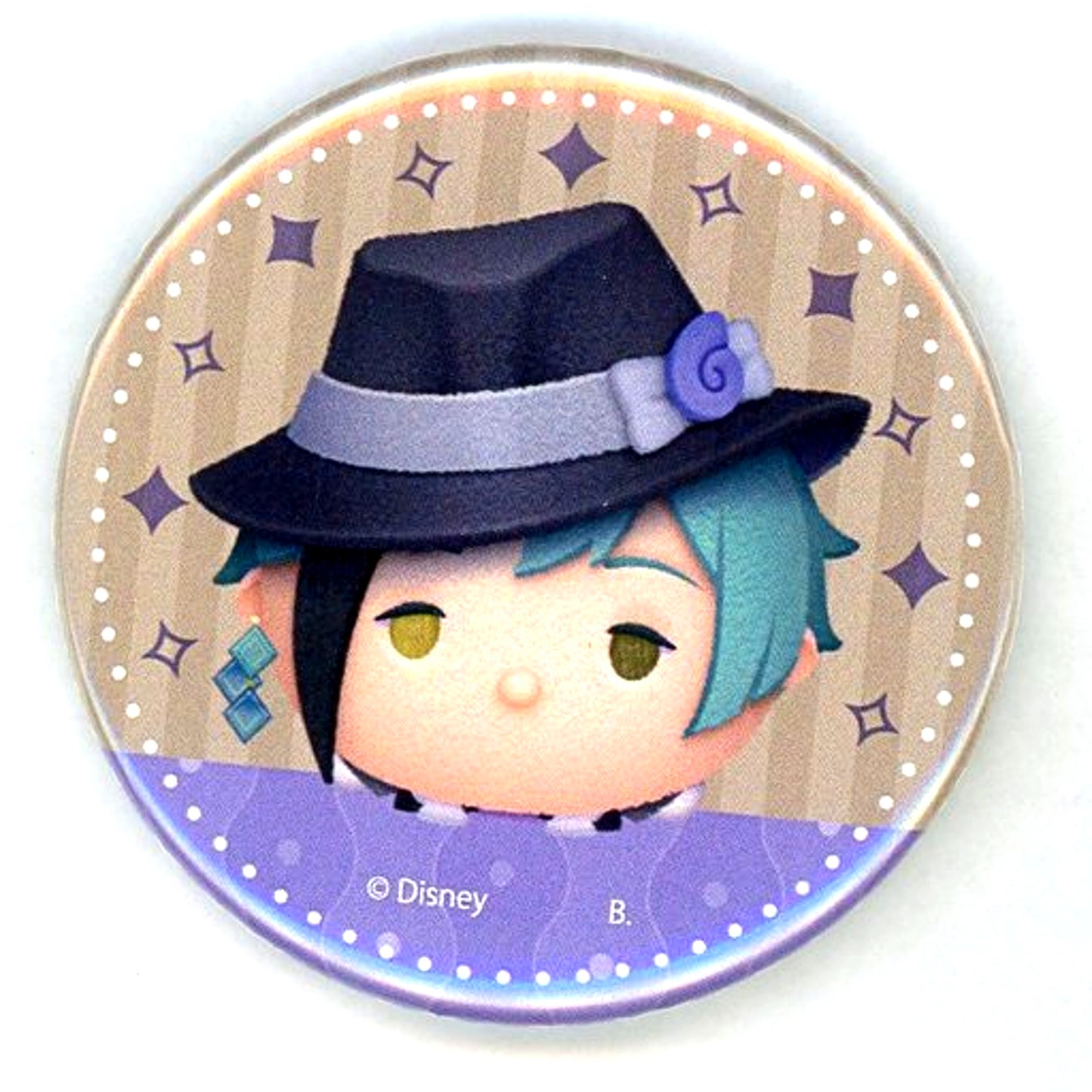 Floyd Leech Hapikuro! Disney Twisted Wonderland Tsum Tsum Button [USED]