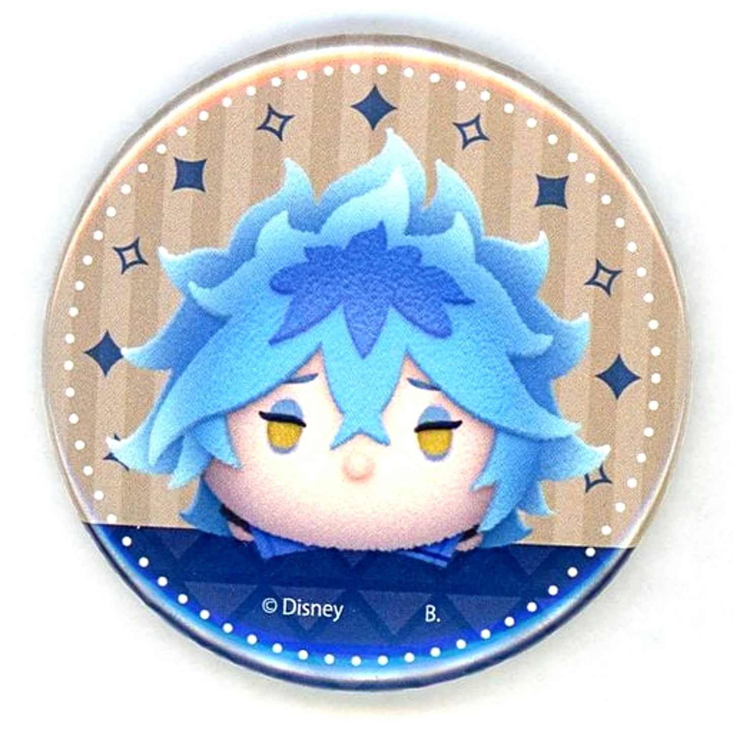 Idia Shroud Disney Twisted-Wonderland Hapikuro! Tsum Tsum Button [USED]