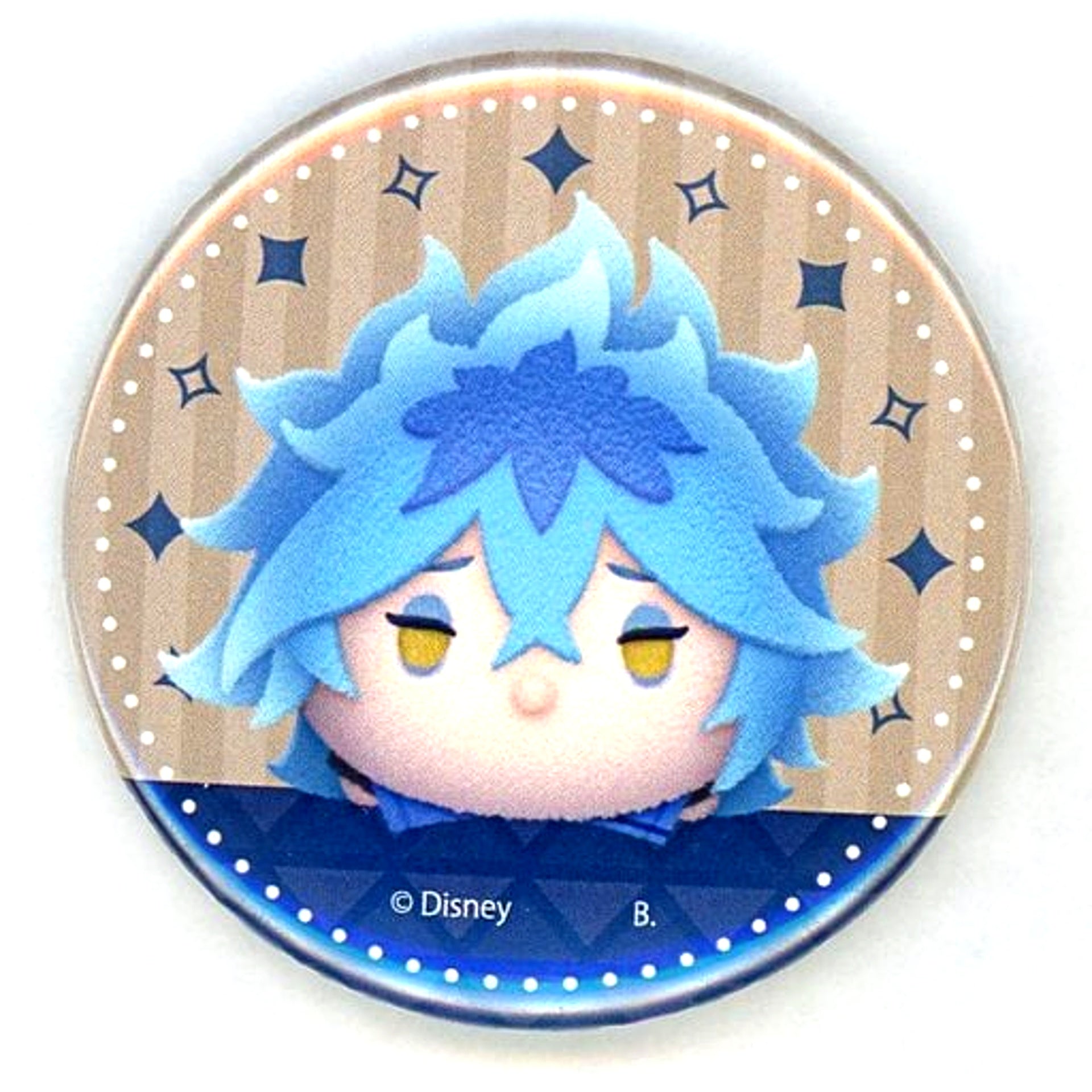 Idia Shroud Disney Twisted-Wonderland Hapikuro! Tsum Tsum Button [USED]