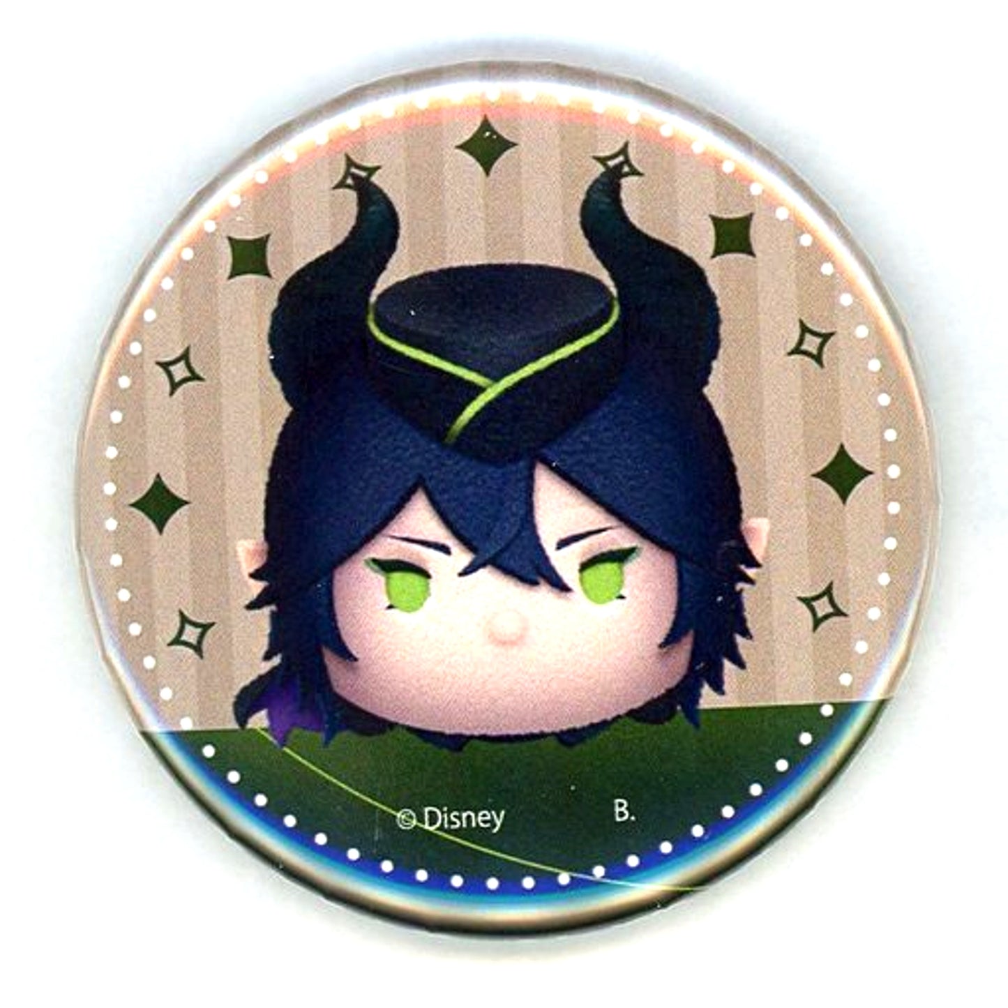 Malleus Draconia Disney Twisted-Wonderland Hapikuro! Tsum Tsum Button [USED]