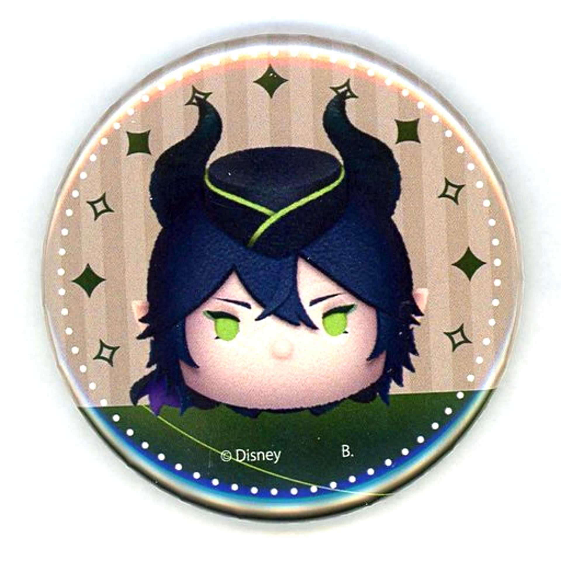 Malleus Draconia Disney Twisted-Wonderland Hapikuro! Tsum Tsum Button [USED]