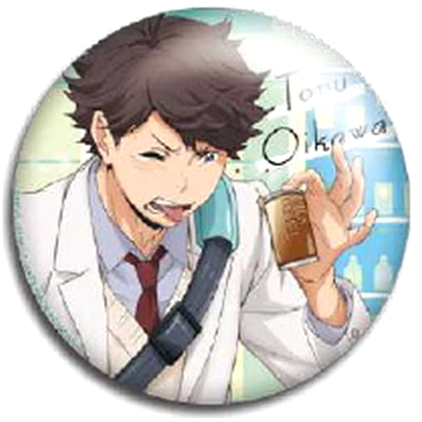 Toru Oikawa Haikyu!! Color Palette Drop by 75mm Button [USED]