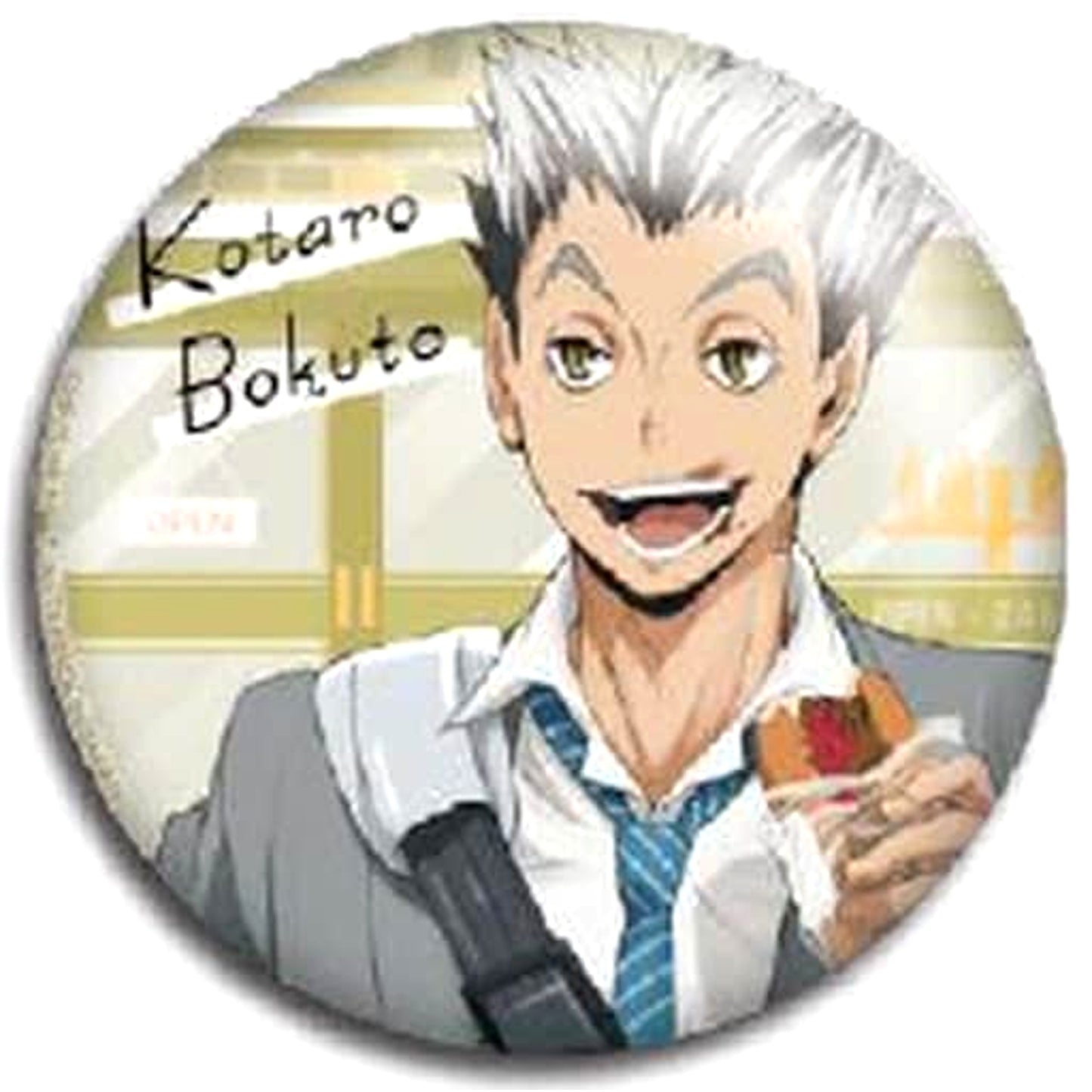 Haikyu!! Kotaro Bokuto Color Palette Drop by 75mm Can Badge Buttons [USED]