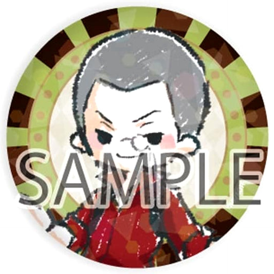 Connie Springer Attack on Titan Graph Art Design 65mm Hologram Button 05. Casino Dealer Ver. [USED]