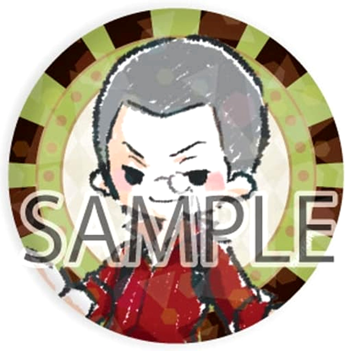 Attack on Titan Connie Springer Graph Art Design 65mm Hologram Can Badge 05. Casino Dealer Ver. Buttons [USED]
