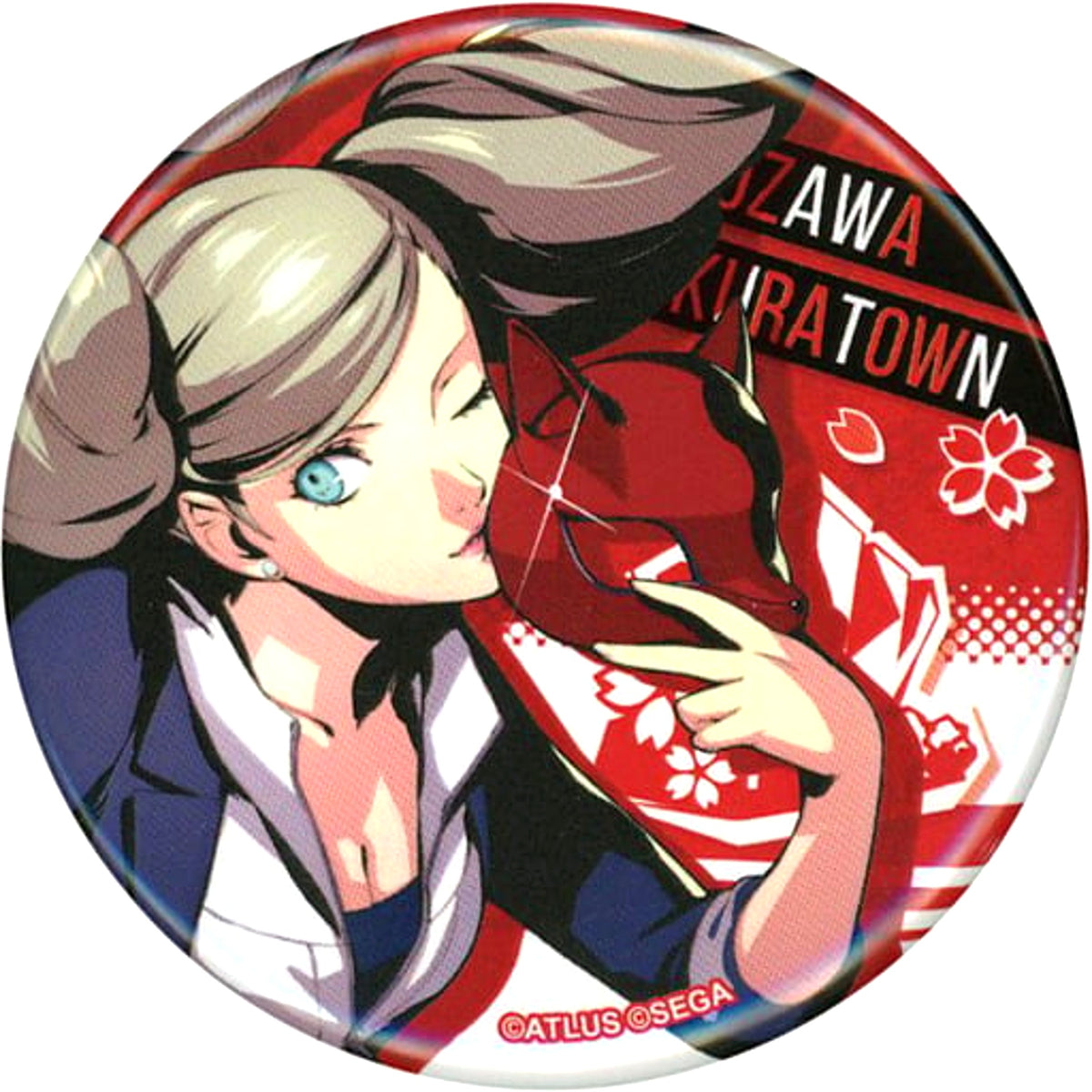 Ann Takamaki Persona Series 25th Anniversary Persona 25th Fes Grand Exhibition Trading Button P5 [USED]