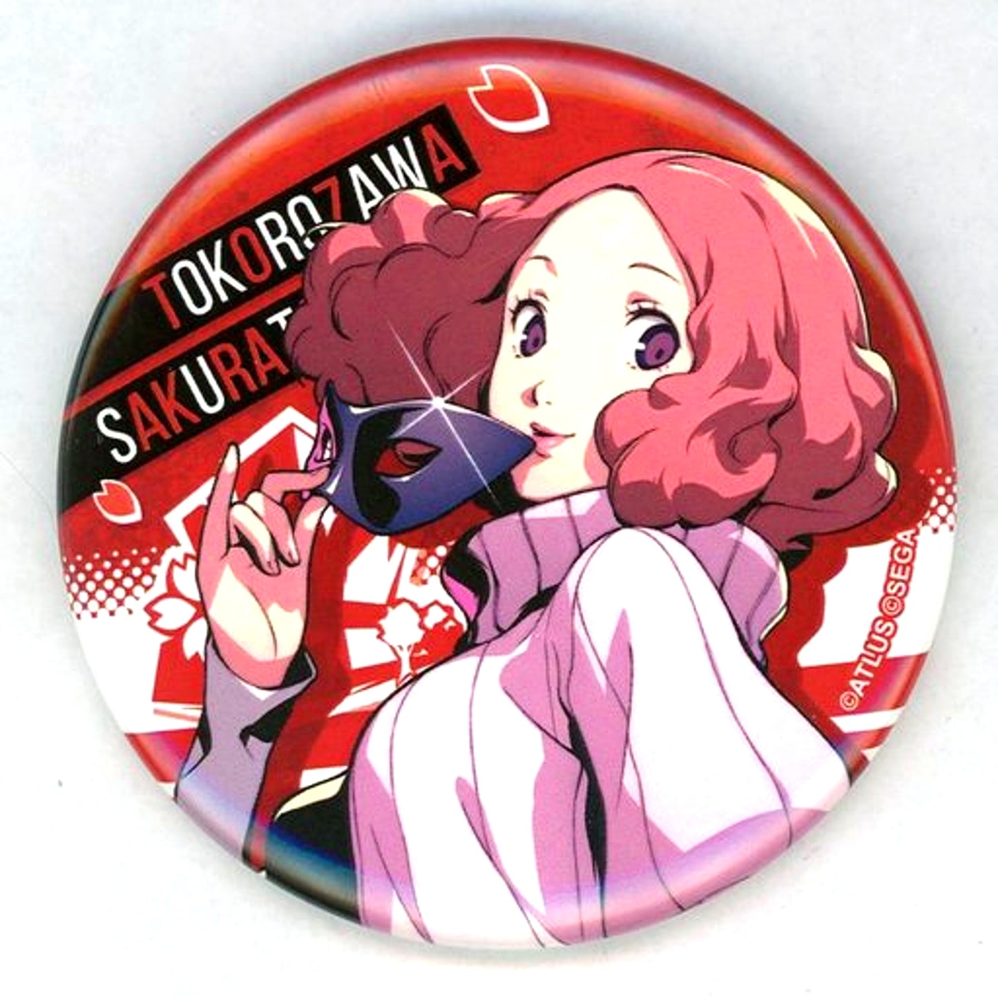 Haru Okumura Persona 5 Trading Button Persona Series 25th Anniversary Fes Grand Exhibition [USED]
