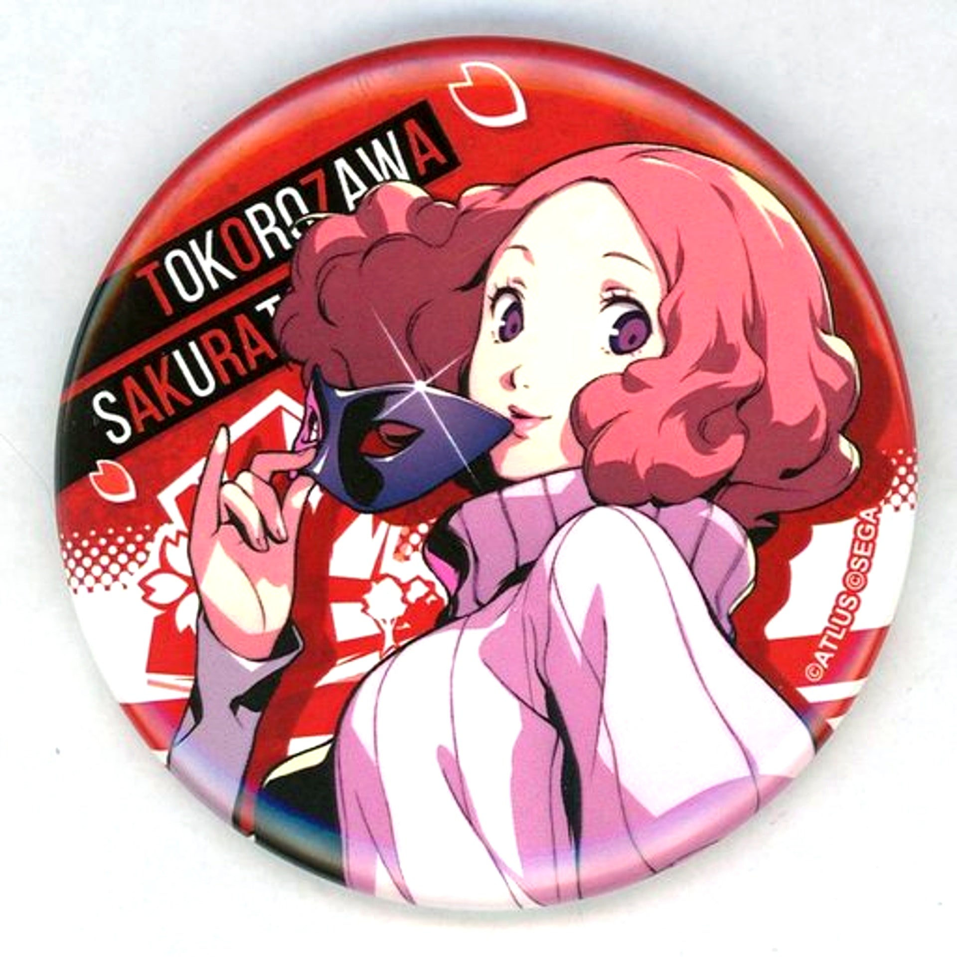 Haru Okumura Persona 5 Trading Button Persona Series 25th Anniversary Fes Grand Exhibition [USED]