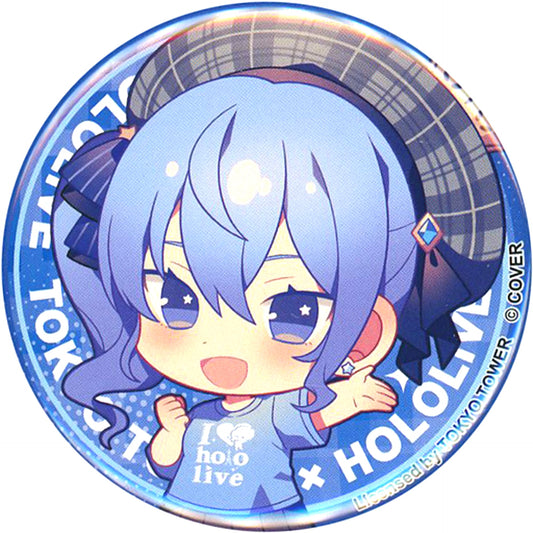 Hoshimachi Suisei T-Shirt Virtual YouTuber Hololive Trading Button in Tokyo Tower Maigo ni Natta Quartet Daisousaku [USED]