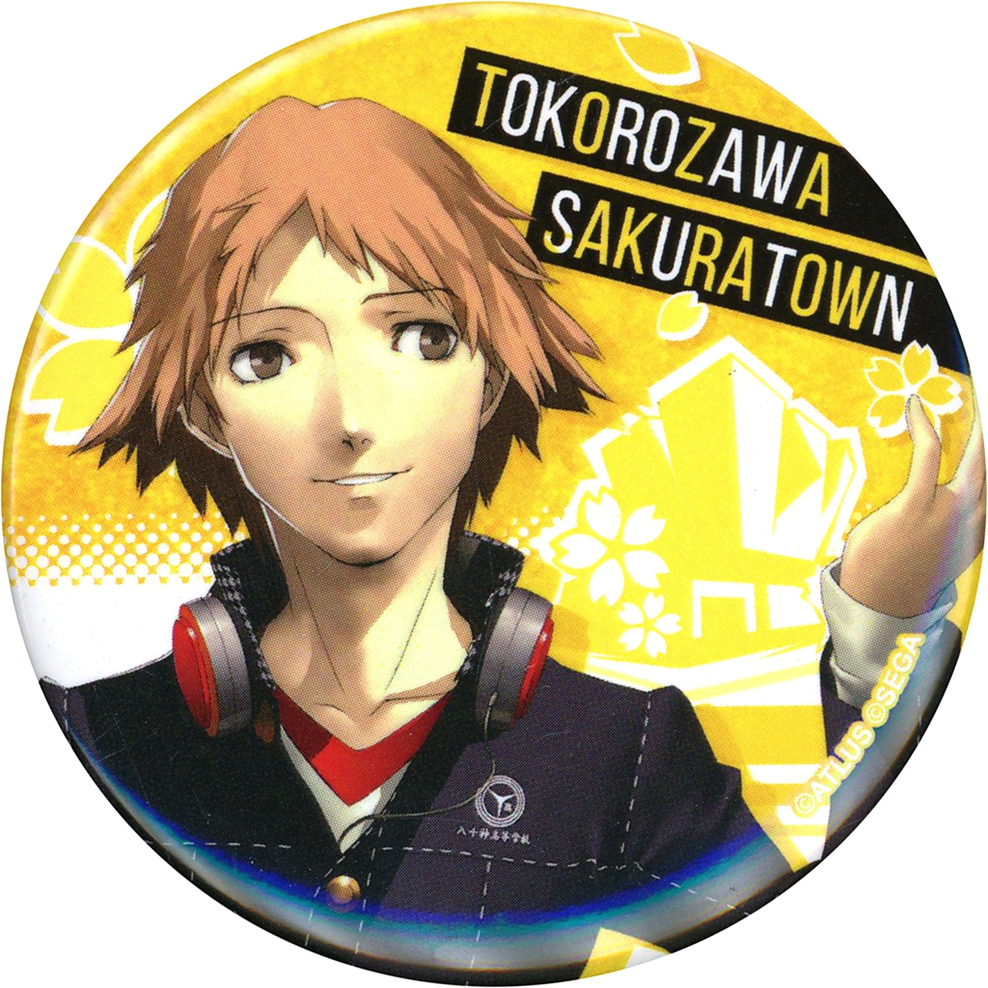 Yosuke Hanamura Persona Series 25th Anniversary Persona 25th Fes Grand Exhibition Trading Button P4 [USED]