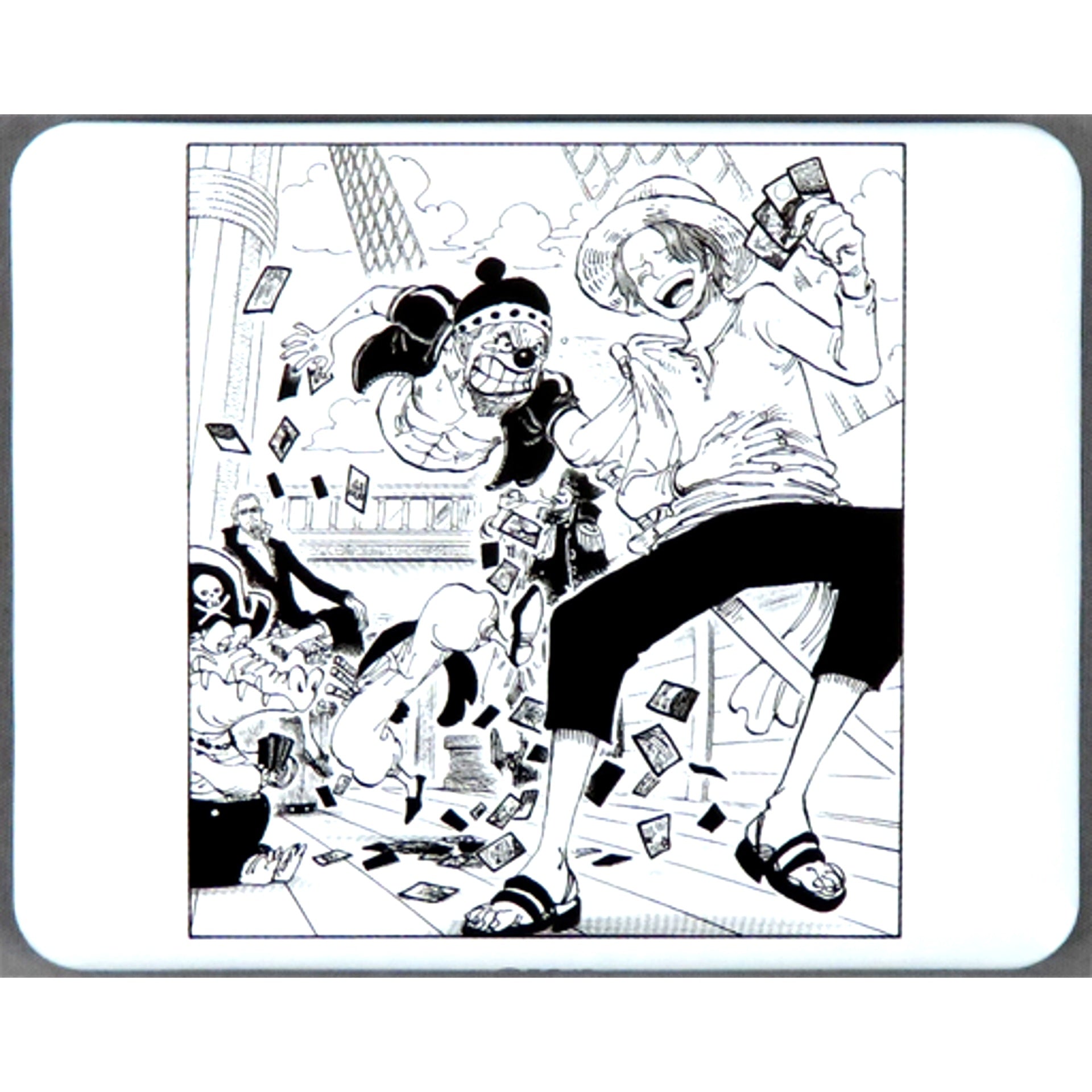 Shanks & Buggy One Piece Character Button Collection Piece of Memoirs Nozomi [USED]
