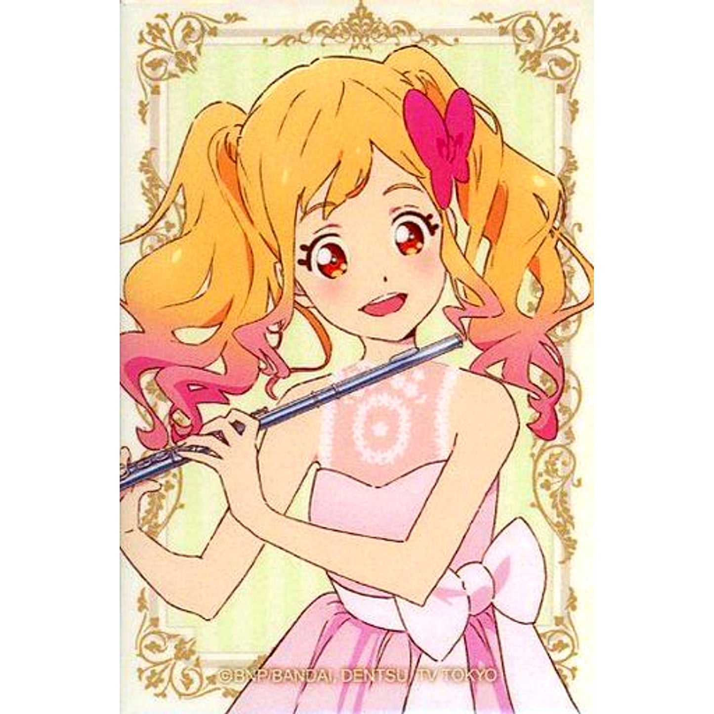 Yume Nijino Portrait Button Aikatsu! Series Orchestra Concert Okekatsu! 2nd Stage [USED]