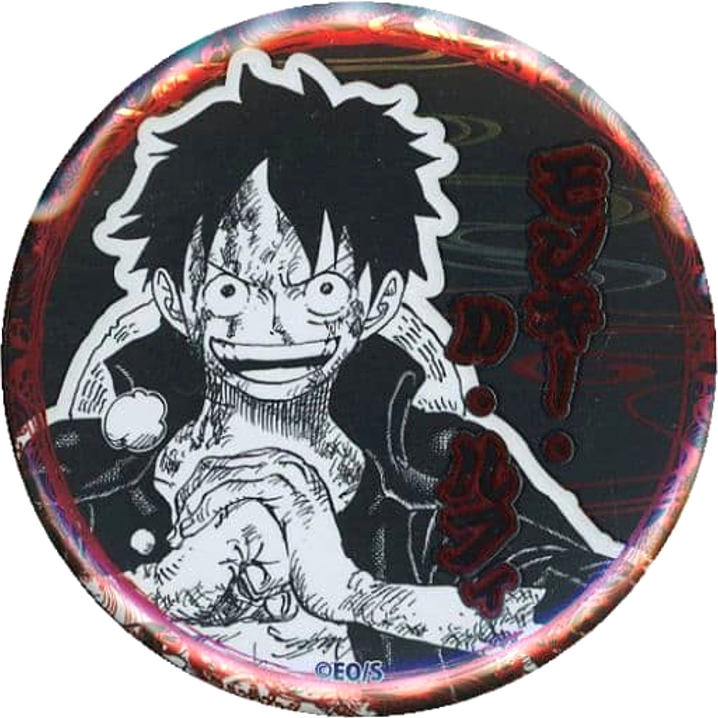 One Piece Monkey D. Luffy Decollection Can Badge Part 4 Wano Country Vol.2 25th Anniversary Fair Limited Buttons [USED]