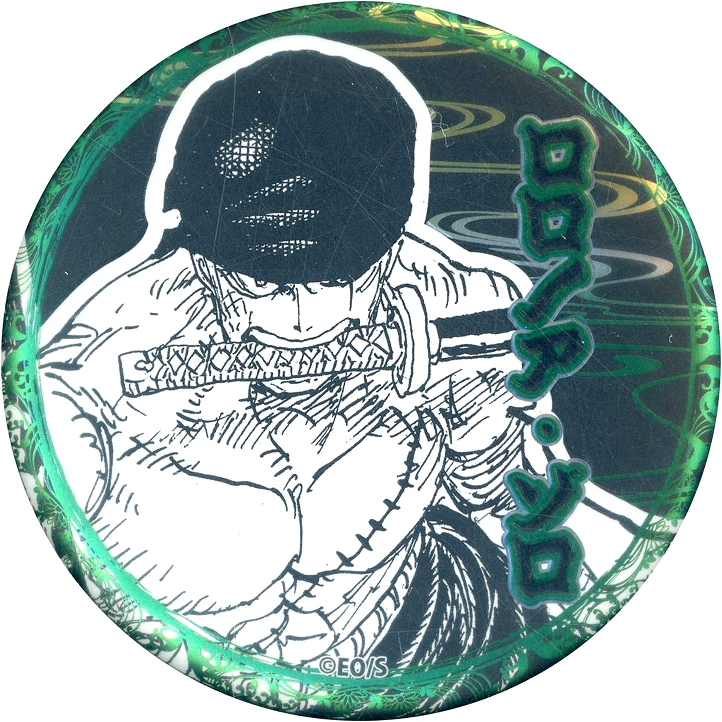 Roronoa Zoro One Piece 25th Anniversary Fair Decollection Button Vol.4 Wano Country Vol.2 [USED]