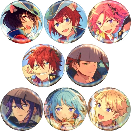 Set of 8 Ensemble Stars!! Theme Scout Button 2020 SPRING -Idol Side- [USED]