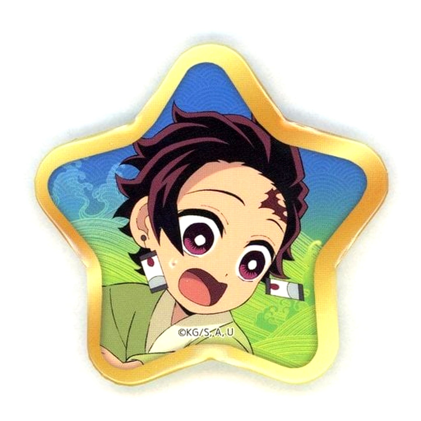 Tanjiro Kamado Demon Slayer x ufotable Cafe x Machi Asobi Cafe Tanabata Event 2022 Random Star Button [USED]