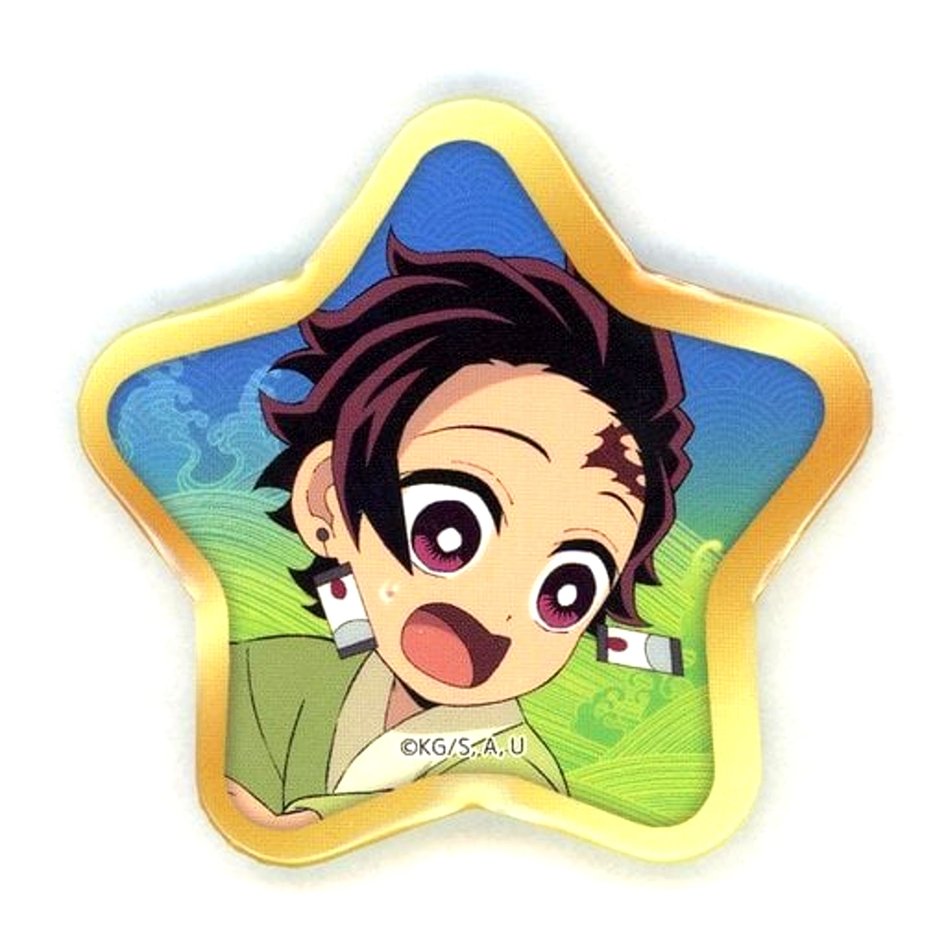 Tanjiro Kamado Demon Slayer x ufotable Cafe x Machi Asobi Cafe Tanabata Event 2022 Random Star Button [USED]