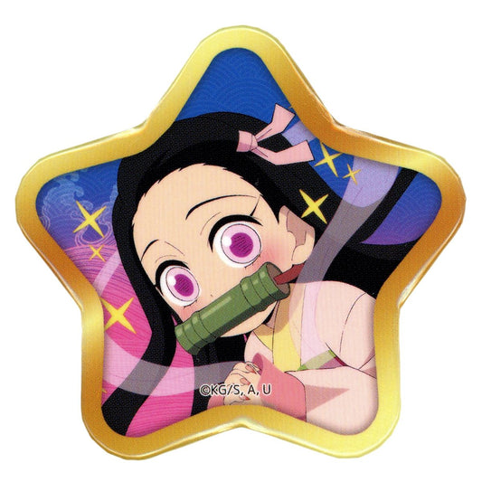 Nezuko Kamado Demon Slayer: Kimetsu no Yaiba ufotable Cafe Machi Asobi CAFE Tanabata Event 2022 Random Star Shaped Button [USED]