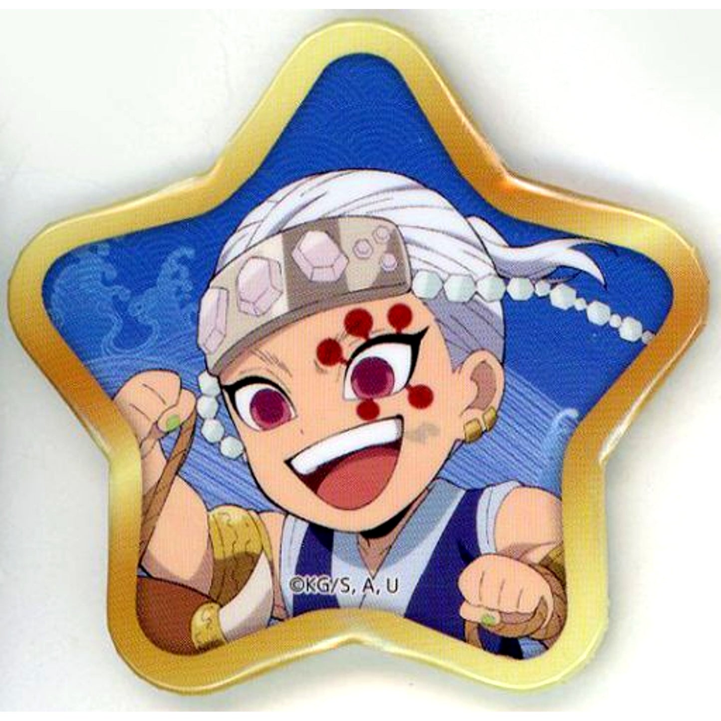 Tengen Uzui Demon Slayer x ufotable Cafe x Machi Asobi Cafe Tanabata Event 2022 Random Star Button [USED]