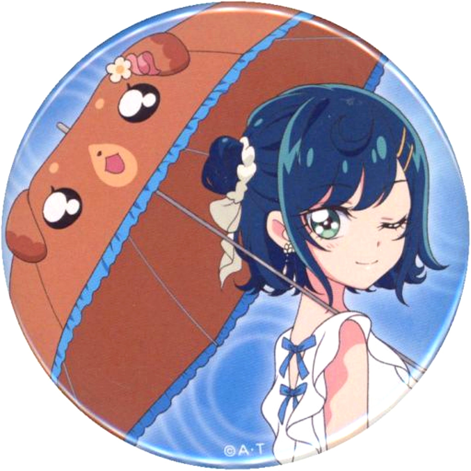Kokone Fuwa - Bust-up Delicious Party Precure Happy Rainy Day Badge Precure Pretty Store Limited [USED]
