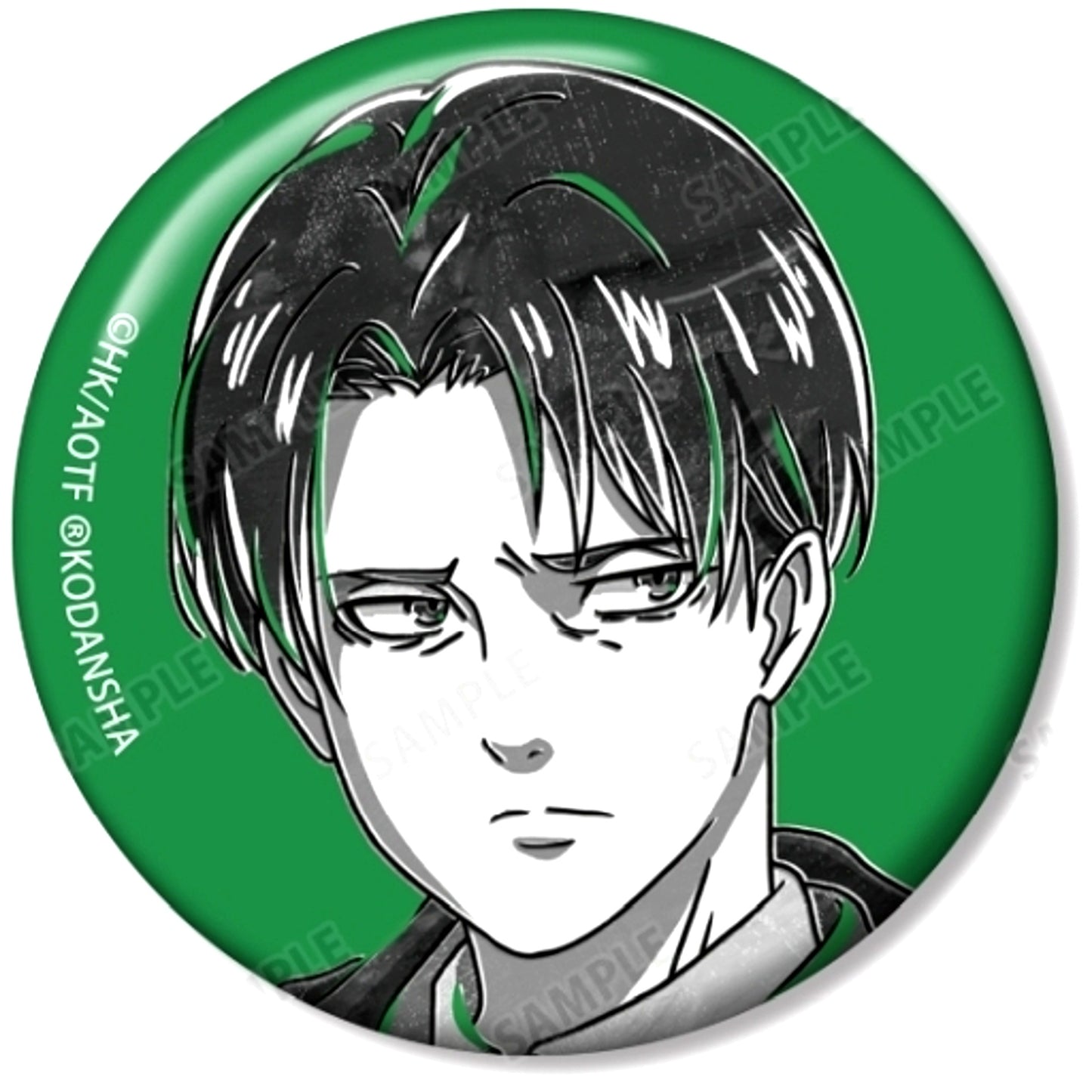 Levi Attack on Titan Trading Ani-Art BLACK LABEL Badge Ver.A [USED]