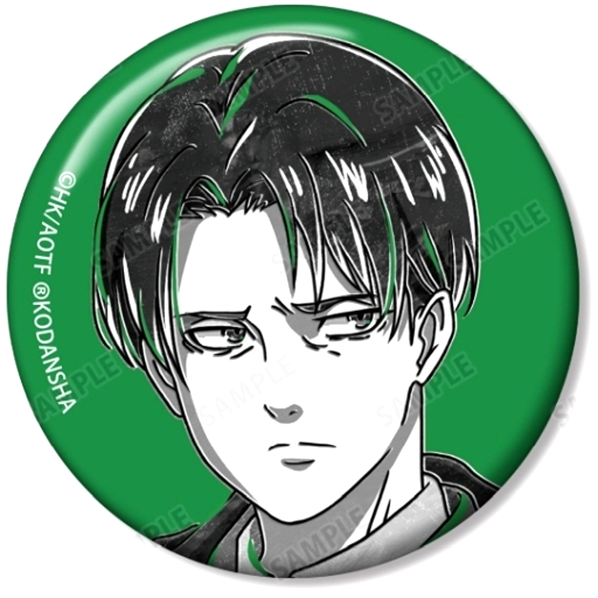 Levi Attack on Titan Trading Ani-Art BLACK LABEL Badge Ver.A [USED]