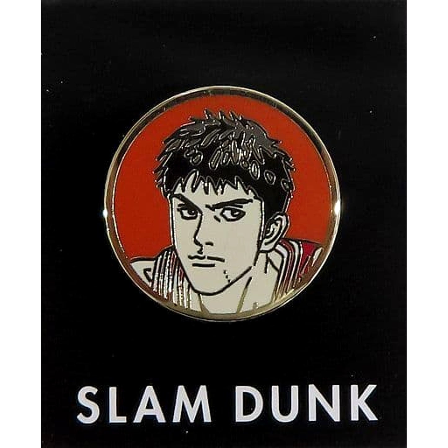 Slam Dunk Hisashi Mitsui Orange Original Pin Badge Buttons [USED]
