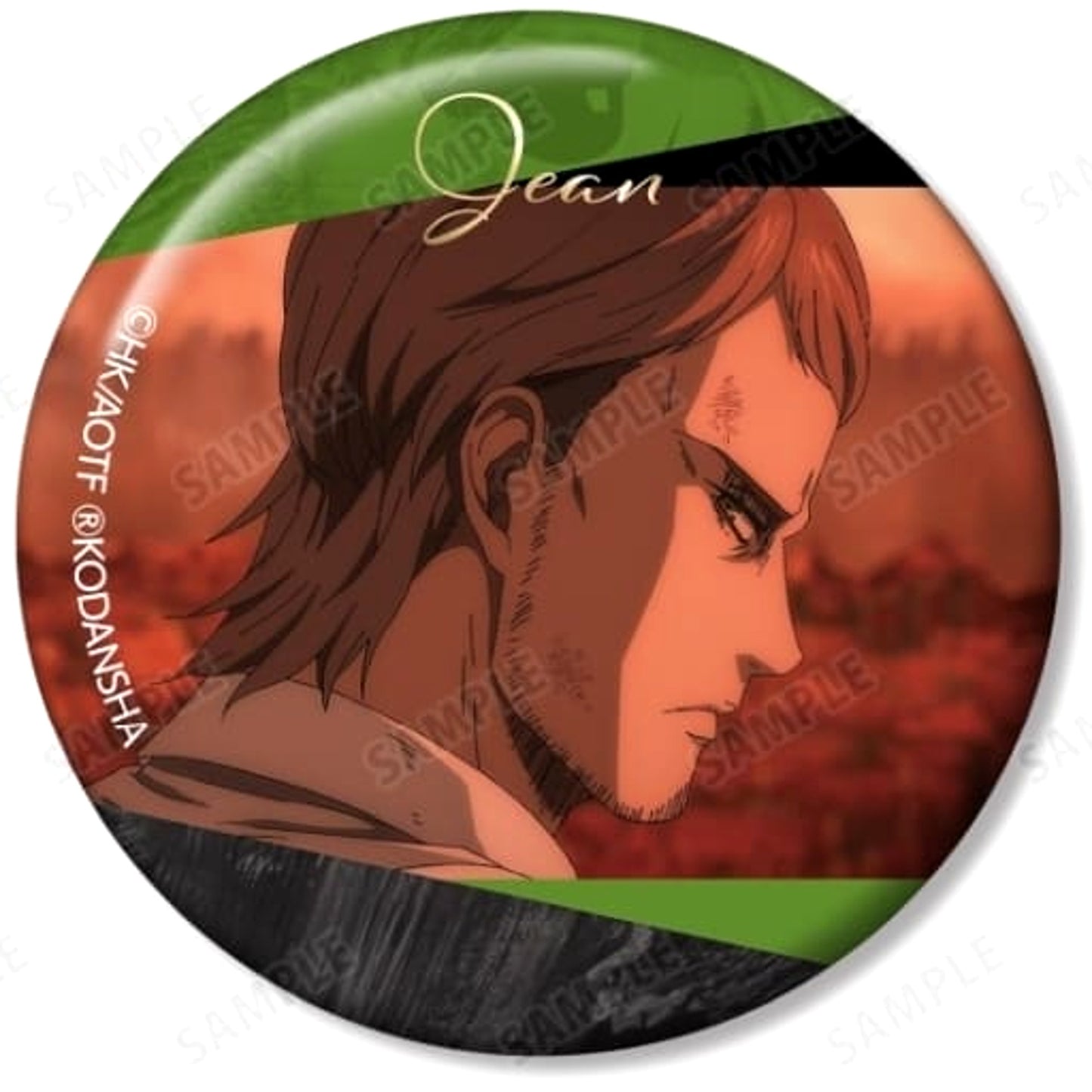 Attack on Titan Jean Kirstein Trading Can Badge Vol.6 Buttons [USED]