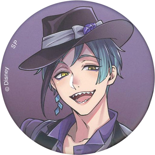 Disney: Twisted-Wonderland Floyd Leech Line Official Stamp Art Blind Packaged Can Badge D animate Limited Buttons [USED]