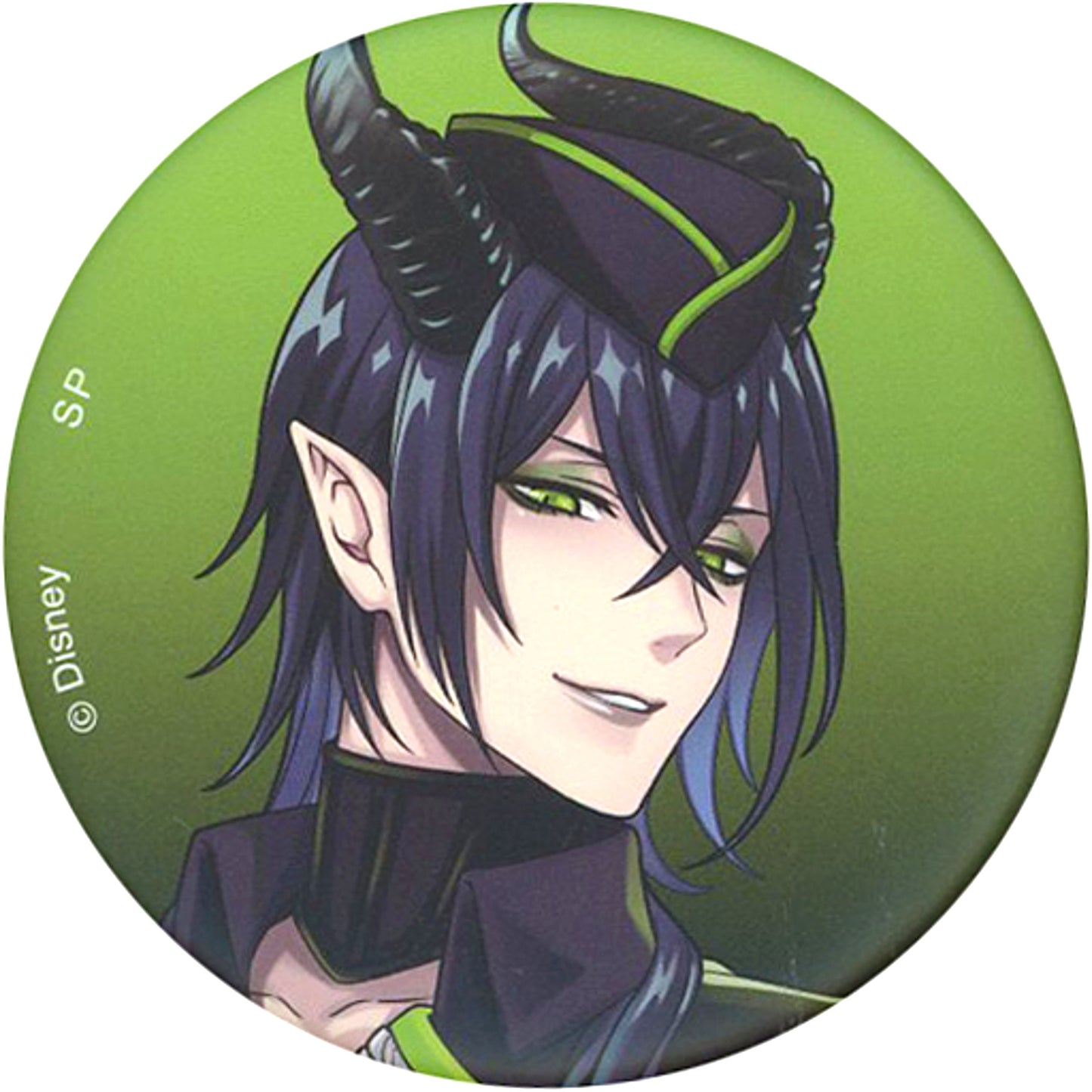 Malleus Draconia Disney Twisted-Wonderland LINE Official Stamp Art Blind Button D Animate Limited [USED]