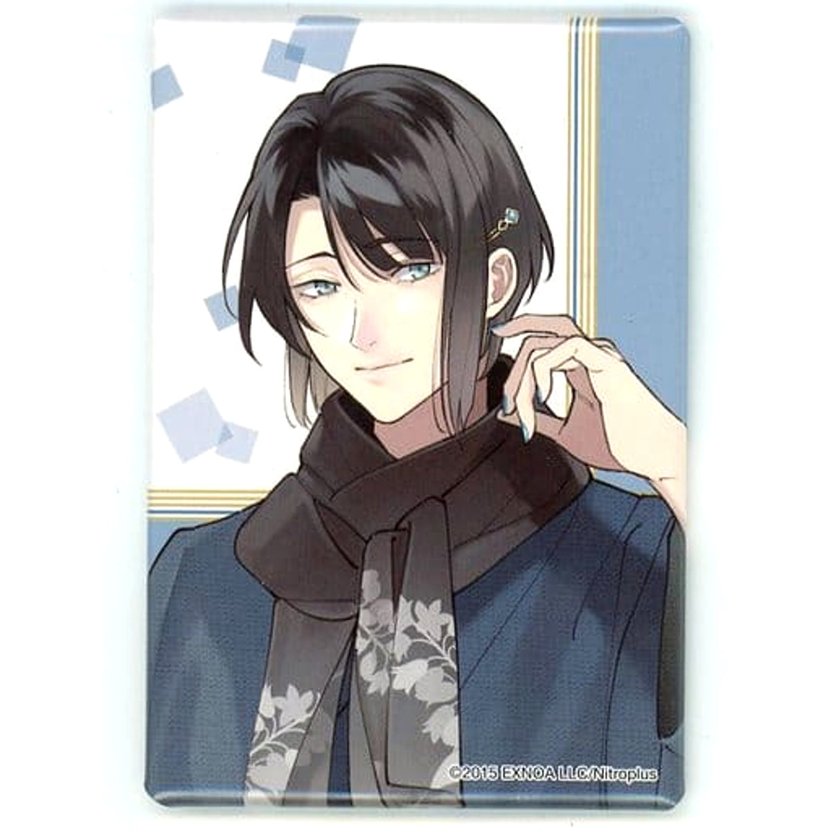 Touken Ranbu ONLINE Matsui Go Casual Outfit Square Can Badge Collection Casual Outfit Part 8 Buttons [USED]