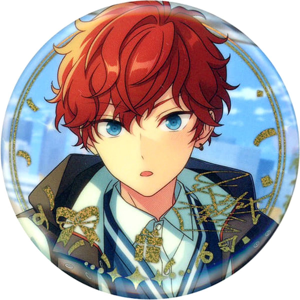 Ensemble Stars!! Hiiro Amagi Limited Invitation Badge Group A China Limited Buttons [USED]