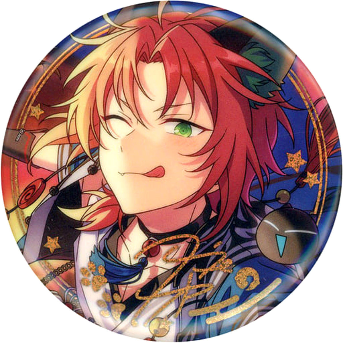 Ensemble Stars!! Leo Tsukinaga Limited Invitation Badge Group B China Limited Buttons [USED]