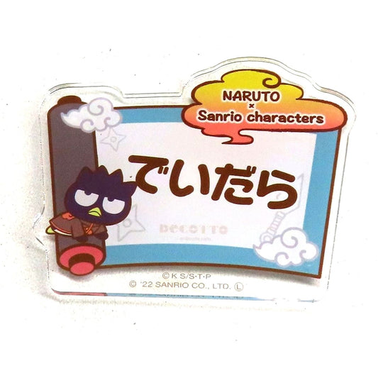 Deidara Naruto X Sanrio Characters Trading Name Button Shippuden [USED]