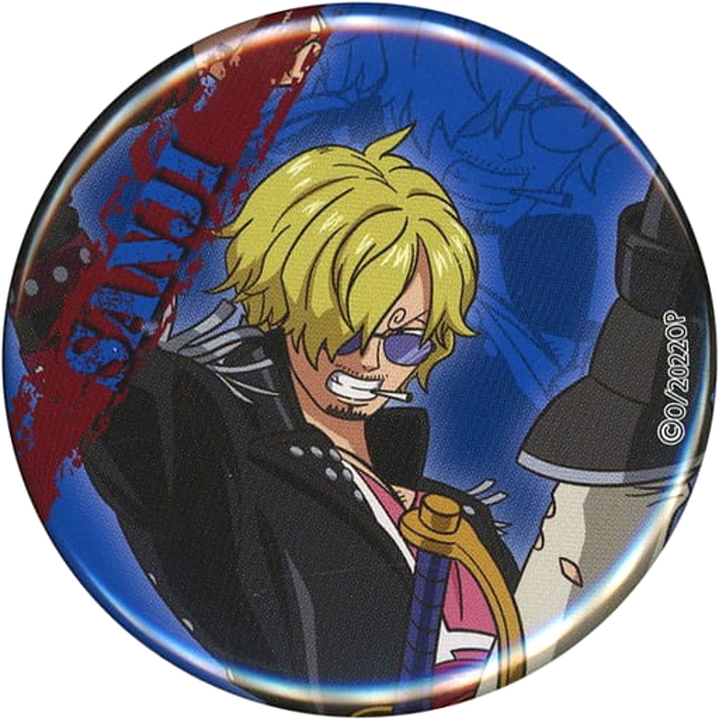 One Piece Film Red Sanji Trading Can Badge Collection Theater Limited Buttons [USED]