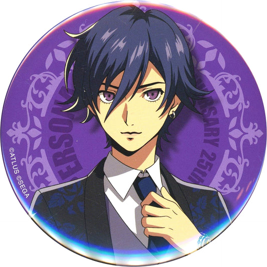 Persona Protagonist Persona 1 Sega Lucky Lottery Online P25th PARTY Button E-1 Prize [USED]